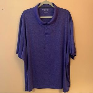 Saddlebred Purple Big & Tall Polo 4XL